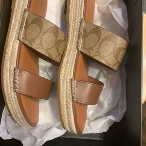 Coach espadrilles sandal